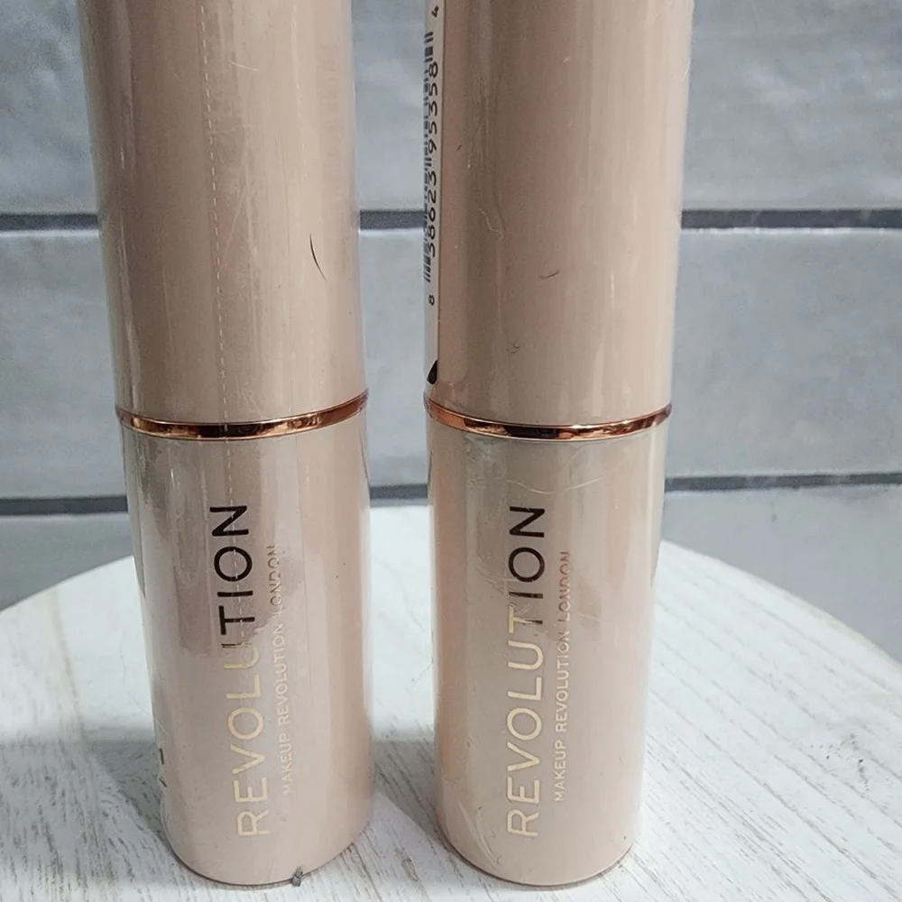 REVOLUTION F3 - Fair. Fast Base Stick Foundation. Lot of 2.